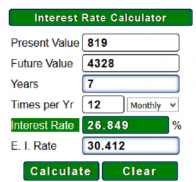 Interest Rate Calculator screenshot 0