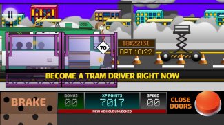 Tram Driver Simulator 2D - light rail train sim screenshot 4