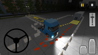 Night Truck Parking 3D screenshot 4