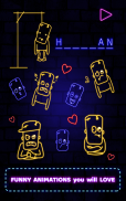 Hangman Glow Word Games Puzzle screenshot 4