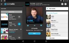 NextRadio Free Live FM Radio screenshot 3