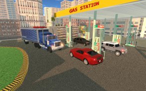 Gaz Gare Voiture: Grande Ville Simulateur screenshot 3