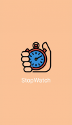 Simple Stopwatch Timer screenshot 0