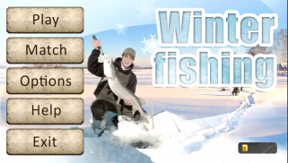 Ice fishing game. Catch bass. screenshot 5