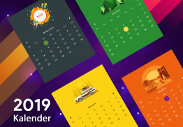Kalender 2019 - Buku harian, liburan, pengingat screenshot 2
