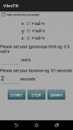 VibraTilt - Accel & Gyro App screenshot 0