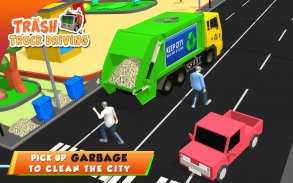 Urban Garbage Truck Driving - Waste Transporter screenshot 0