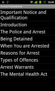 BCCLA Arrest Pocketbook screenshot 0