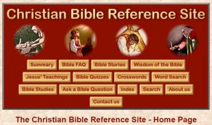 The Christian Bible Reference Site screenshot 1