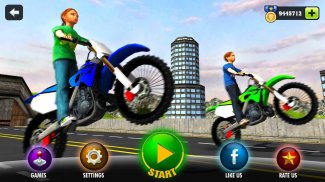 Kinder Motorrad Stunt Rider 3D screenshot 5