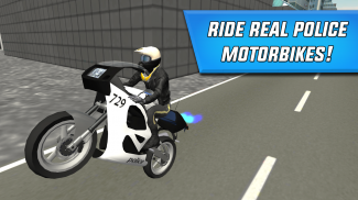 Police Motorbike City Driving screenshot 0