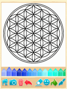 Mandala para colorir screenshot 4