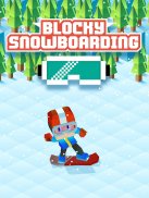 Blocky Snowboarding screenshot 11