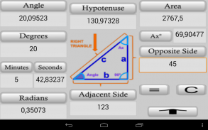 ipar Треугольник калькулятор screenshot 2