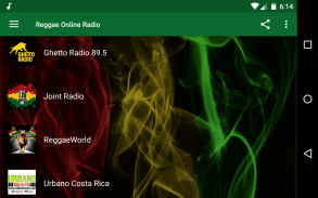 Reggae Online Radio screenshot 1