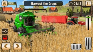 Tractor Conducción Tractor Juegos de cosecha screenshot 4