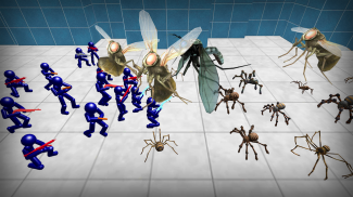 Stickman Spiders Battle Simula screenshot 3