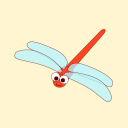 Libelle Japanisch üben Icon