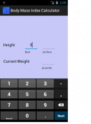 Body Mass Index Calculator screenshot 0