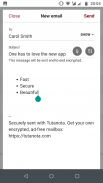 Tutanota: email aman sederhana screenshot 5