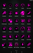 Flat Black and Pink Icon Pack Free screenshot 19