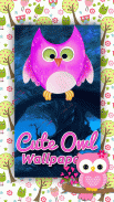 Cute Owl Wallpapers screenshot 0