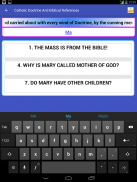 Catholic Doctrine And Bible References new screenshot 6