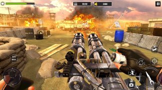 Machine Gun Commando Missions 2019 : Guns Games screenshot 1