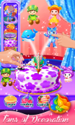 Real Cake Maker - Birthday Party Cake game memasak screenshot 0