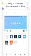 Aloha Browser Lite - Duyệt VPN riêng tư & miễn phí screenshot 2
