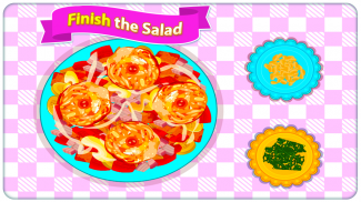 Fried Veg Chicken Salad - Cooking Game screenshot 3