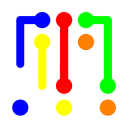 Color Links : Connect The Dots Icon