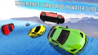 Frozen Water Slide Car Race screenshot 2