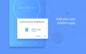 Water tracker - Water reminder screenshot 2