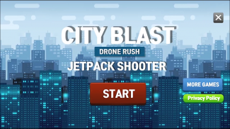 City Blast – Jet Pack Shooter Sidescroller Game screenshot 0