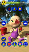 我的宝贝：Babsy在海滩3D screenshot 1