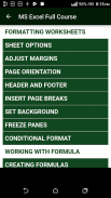 Learn MS Excel (Basic & Advanc screenshot 19