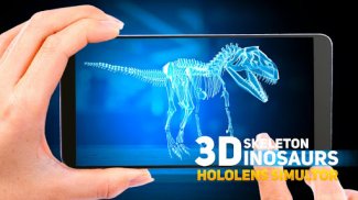 HoloLens Skeleton Dinosaurs 3D PRANK GAME screenshot 0