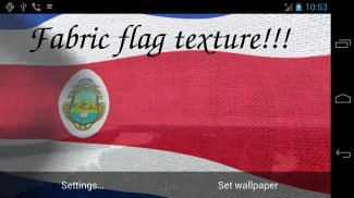 3D Коста-Рика флага screenshot 2