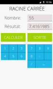 calculateur de racine carrée screenshot 1