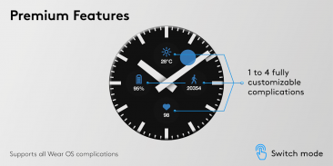 SwissClock Watch Face screenshot 3