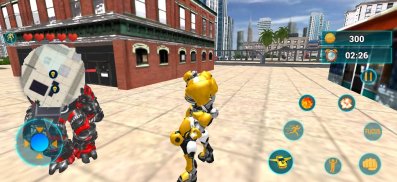 Flying Robot Transform Game screenshot 5