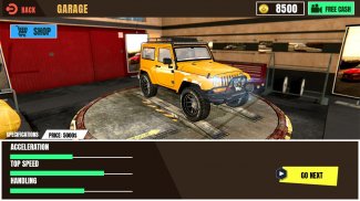 Offroad SUV Jeep Stunt Drive screenshot 2