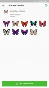 Butterflies Stickers - WAStickerApps screenshot 2