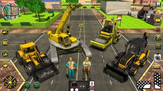 City Road Builder Construction Excavator Simulator screenshot 5