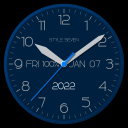 Modern Analog Clock-7 Icon