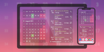 Calendar Widget: Month/Agenda screenshot 5