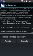 Widget Real Oviedo screenshot 2