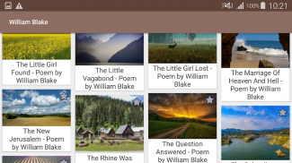 William Blake Poems screenshot 0