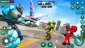 Bat Robot Moto Bike Robot Game screenshot 1